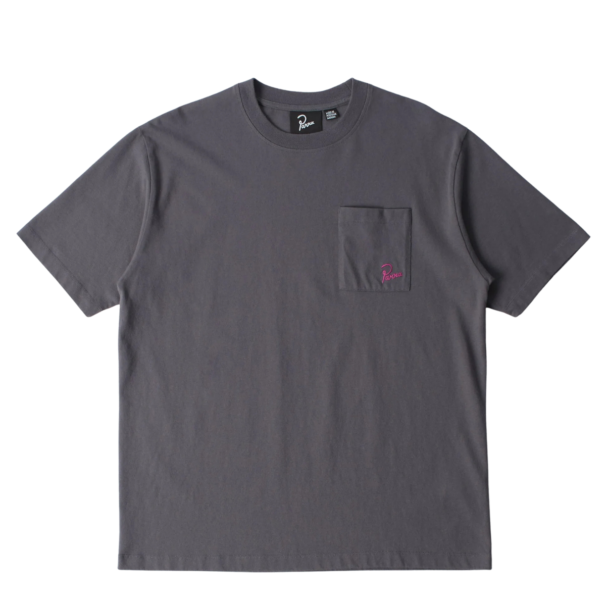 Parra Signature Pocket Tee Grey 