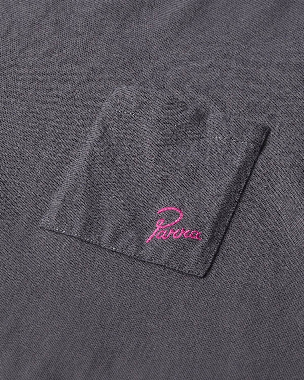 Parra Signature Pocket Tee Grey 