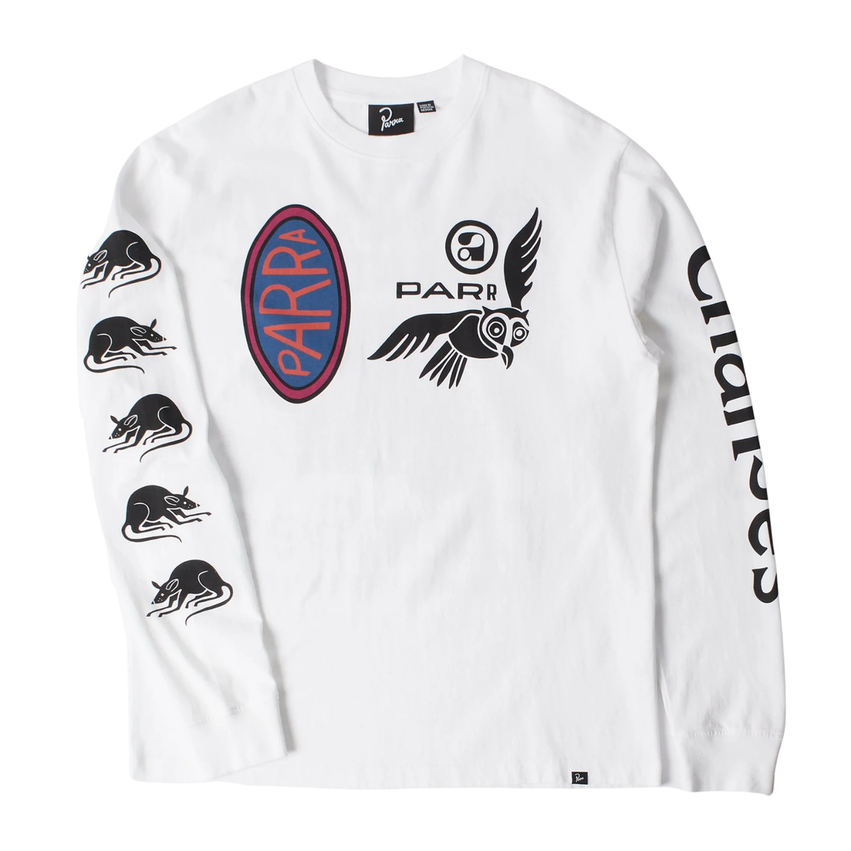 Parra Team Changes Long Sleeve T-Shirt White