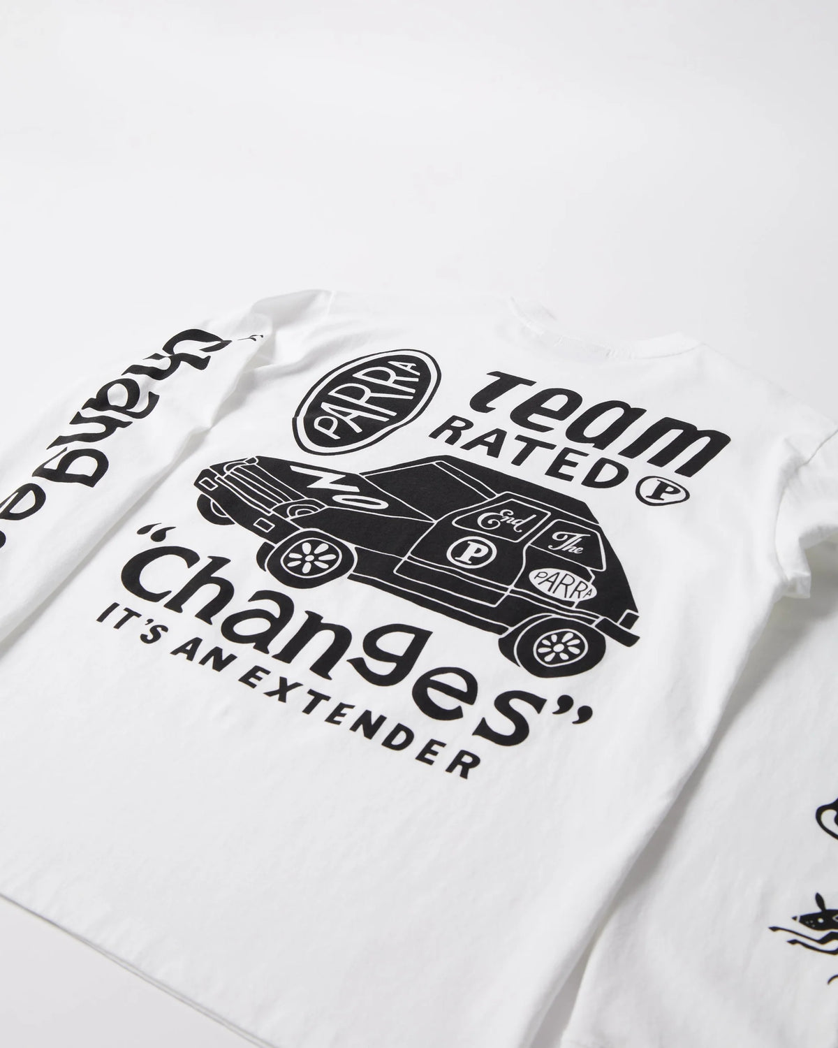 Parra Team Changes Long Sleeve T-Shirt White