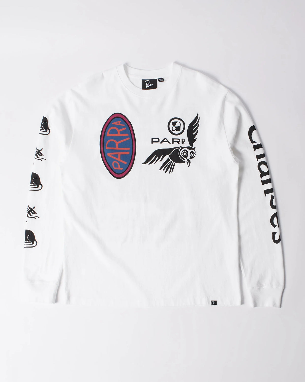 Parra Team Changes Long Sleeve T-Shirt White