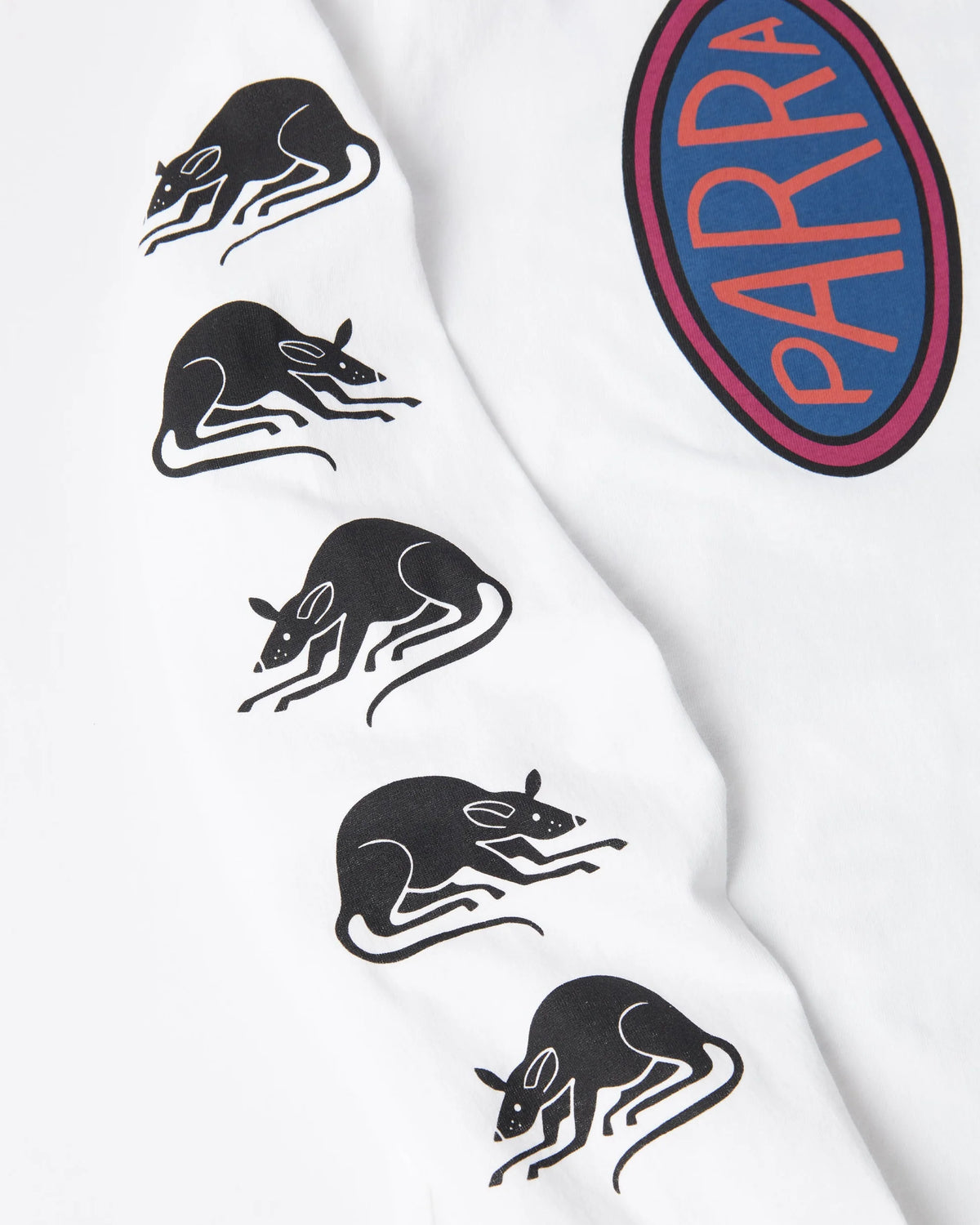 Parra Team Changes Long Sleeve T-Shirt White