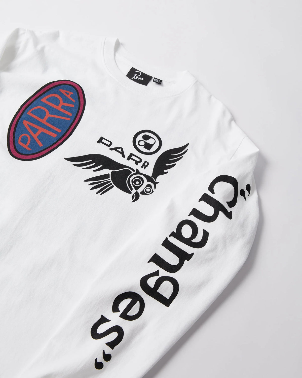 Parra Team Changes Long Sleeve T-Shirt White