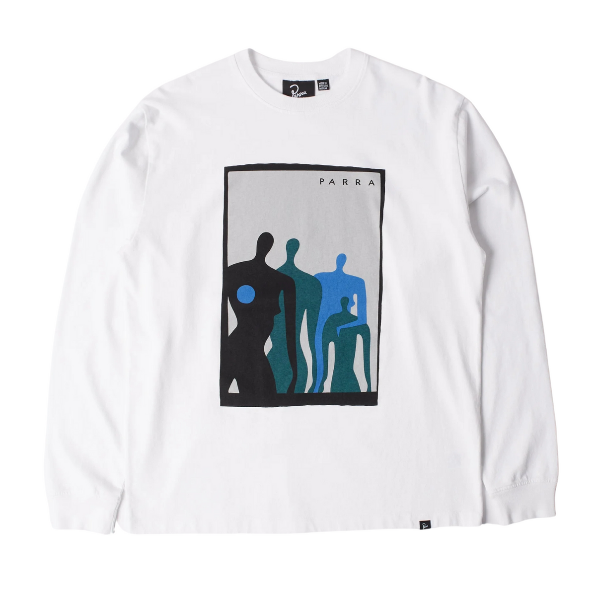 Parra The Visitors Long Sleeve T-Shirt White.