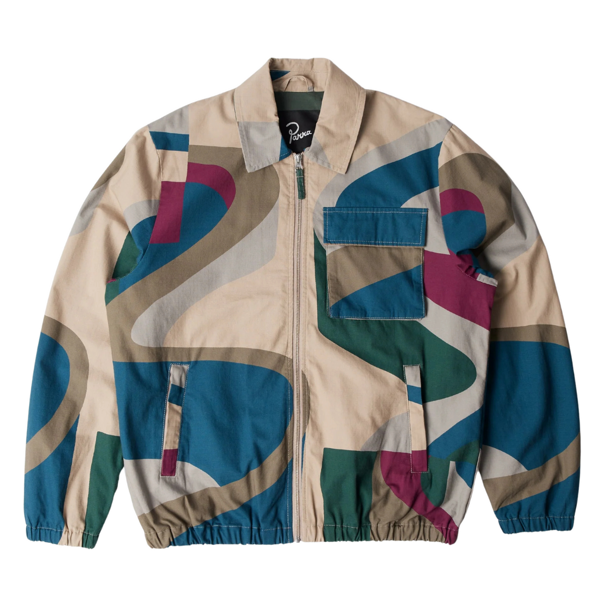 Parra The Wall Camo Jacket Sand