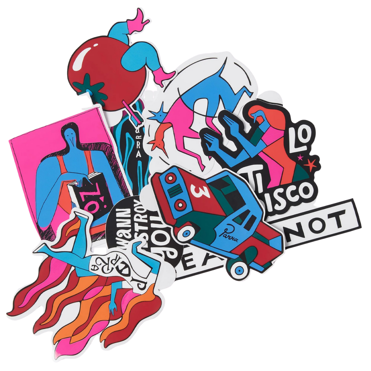 Parra Various Sticker Pack - Fall '25