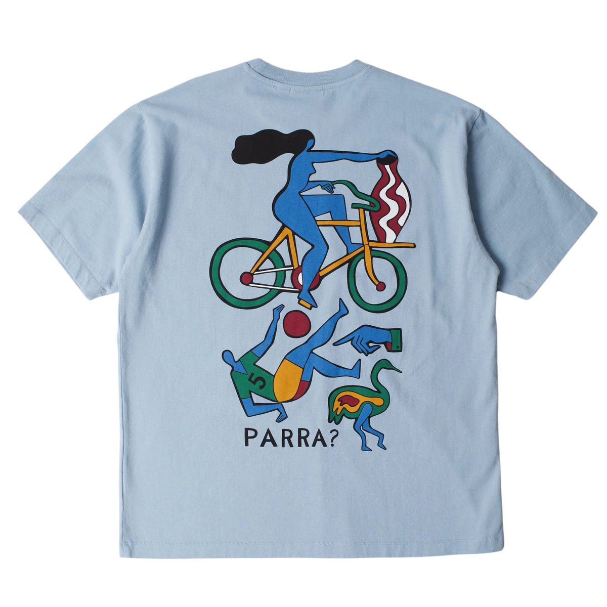 Parra Vase Delivery T-Shirt Light Blue