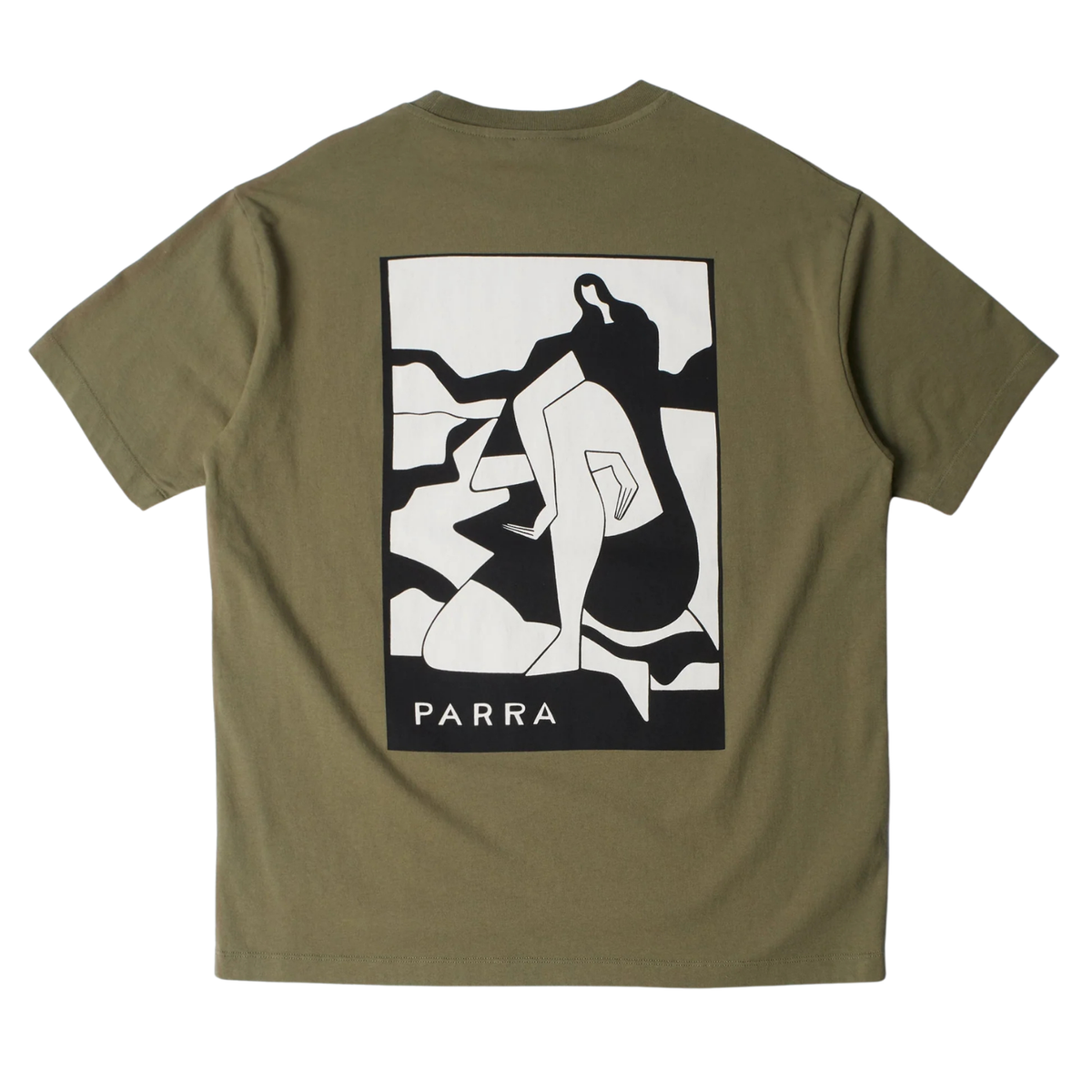 Parra Waiting For You T-Shirt Green