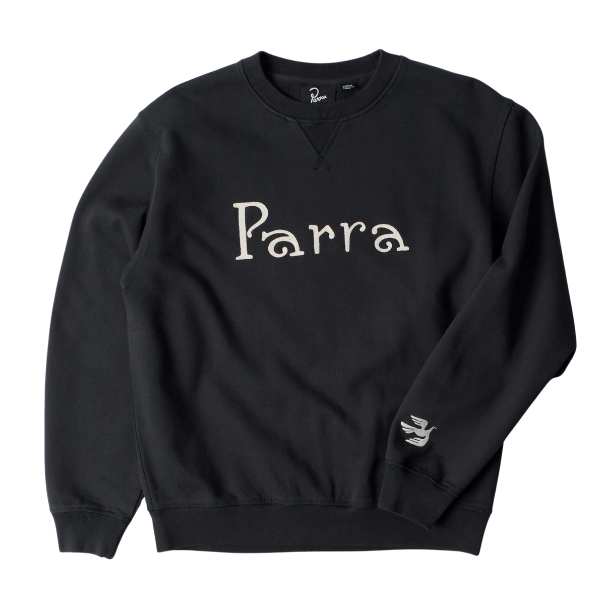 Parra Weird Trad Logo Crewneck Sweatshirt Dark Navy