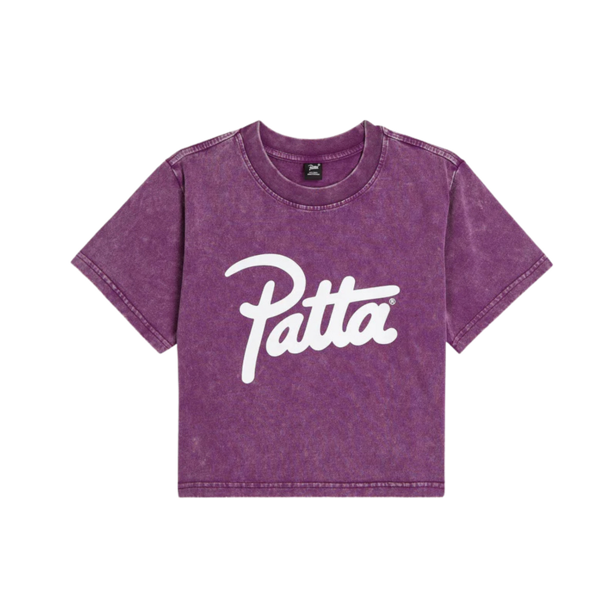 Patta Acid Wash Baby T-Shirt Dark Purple