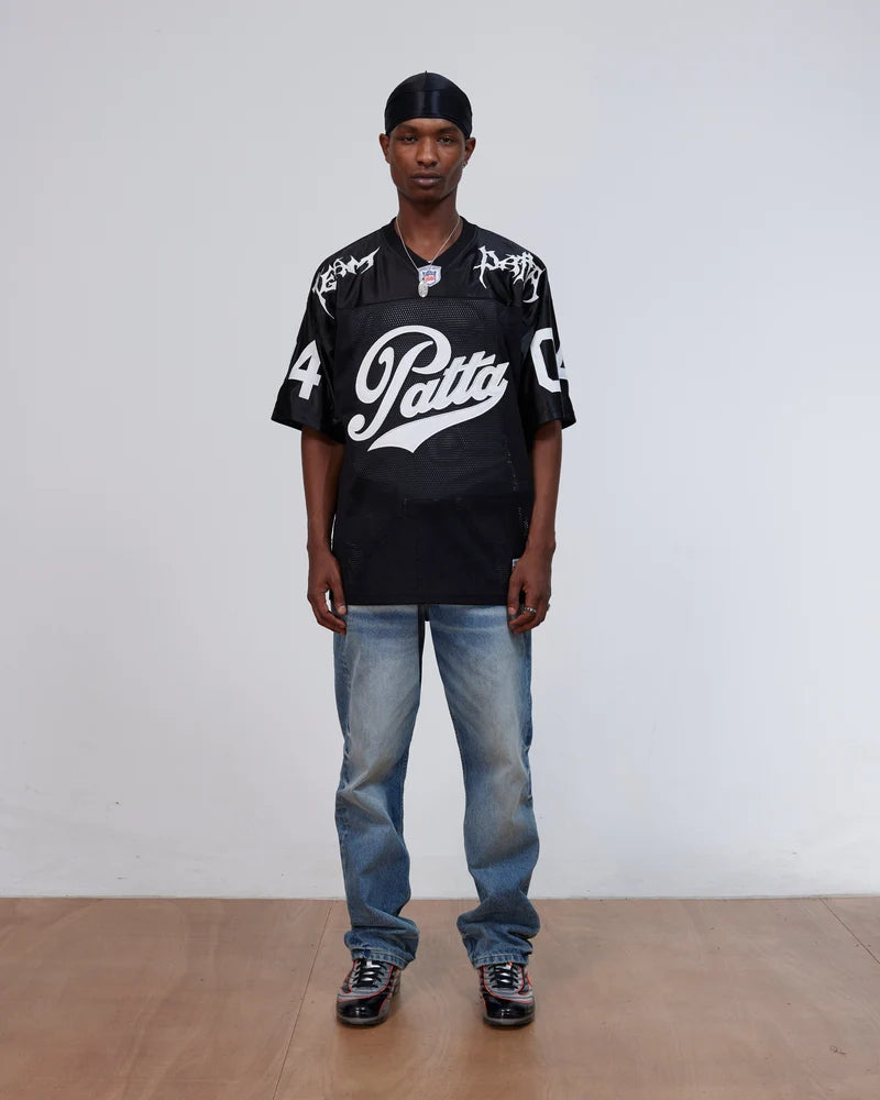 Patta American Football Jersey Black