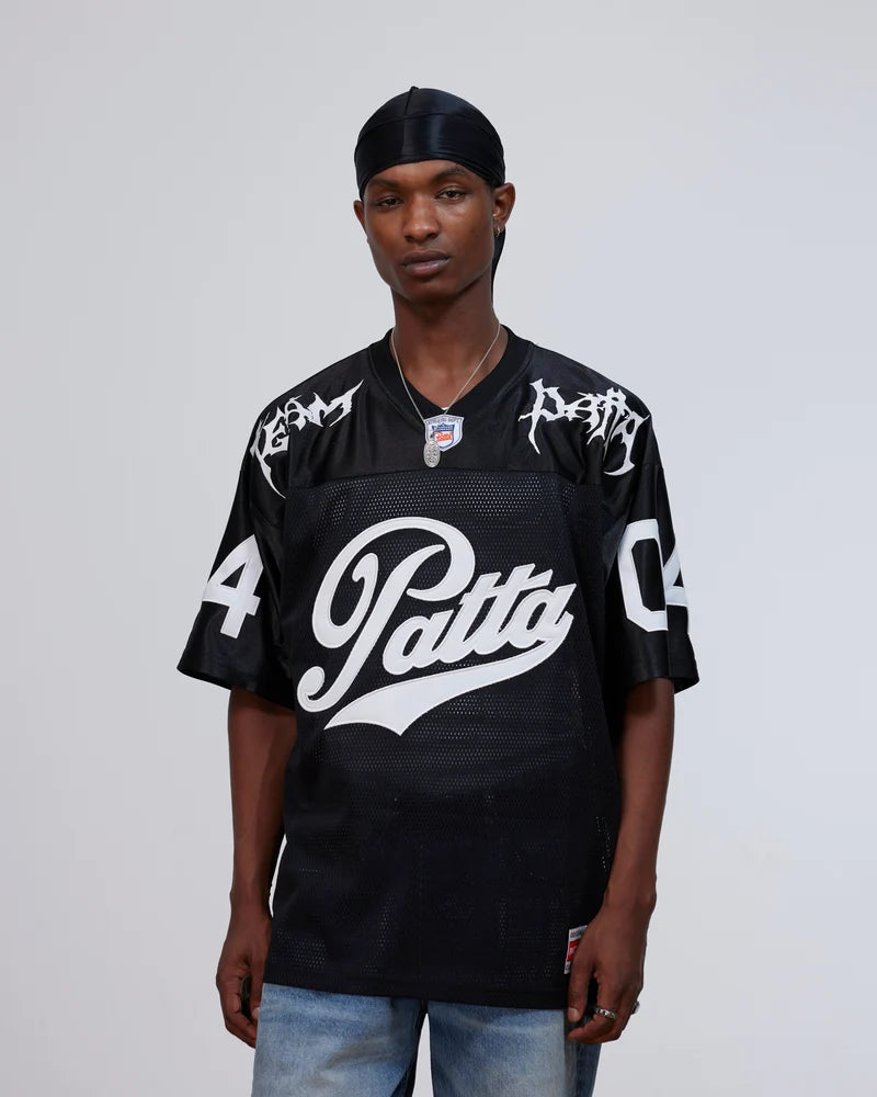 Patta American Football Jersey Black