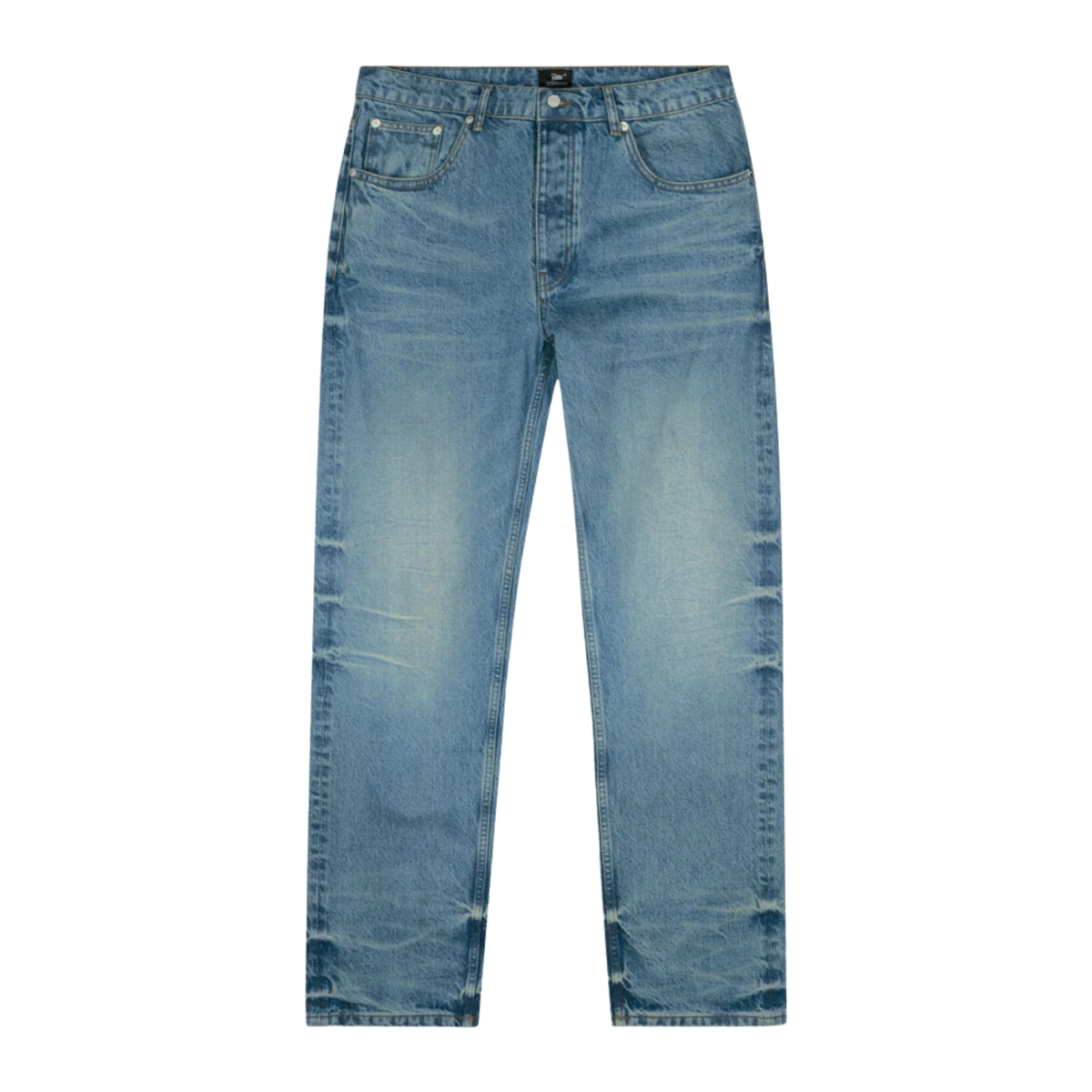 Patta Aqua Whiskers Straight Leg Denim Pants Blue Denim