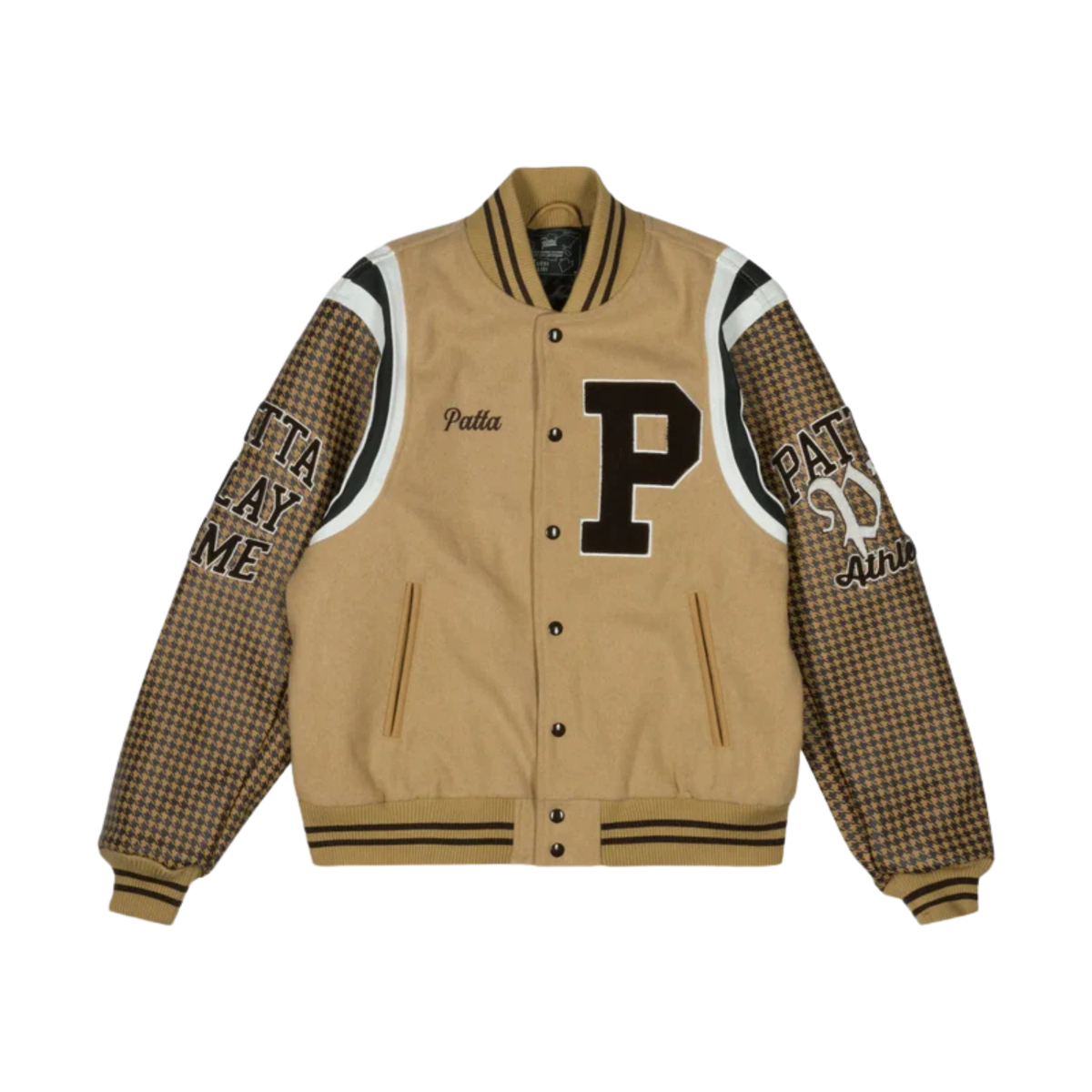 Patta Athletic P Houndstooth Varsity Jacket Starfish