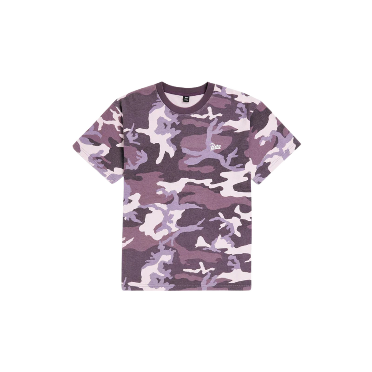 Patta Basic Woodland Camo T-Shirt Navy Cosmos