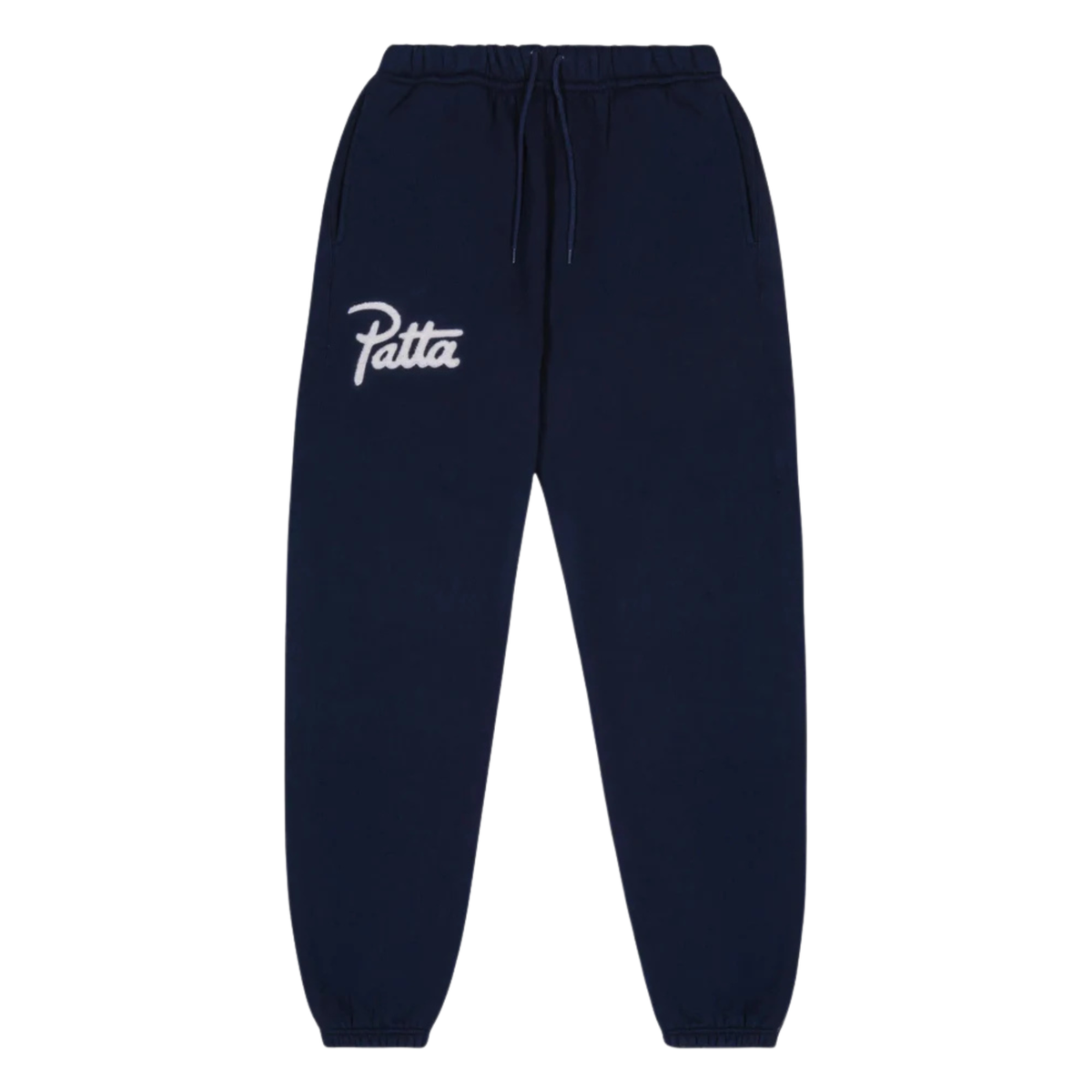 Patta Chenille Logo Jogging Pants Black Iris