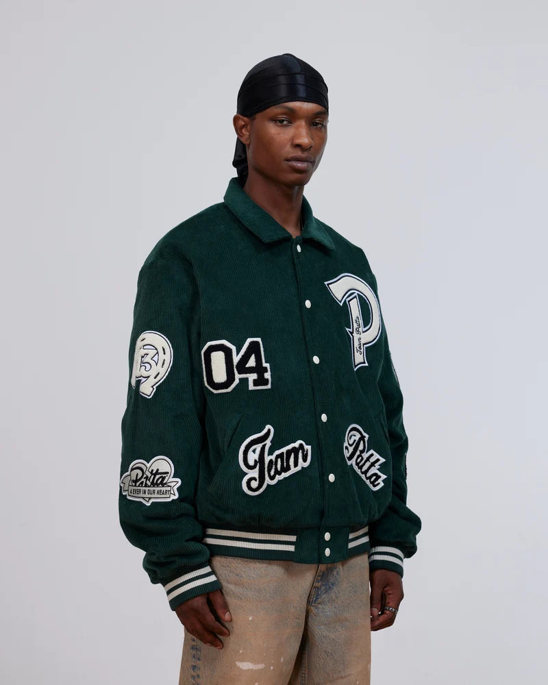 Patta Corduroy Bomber Jacket Climbing Ivy