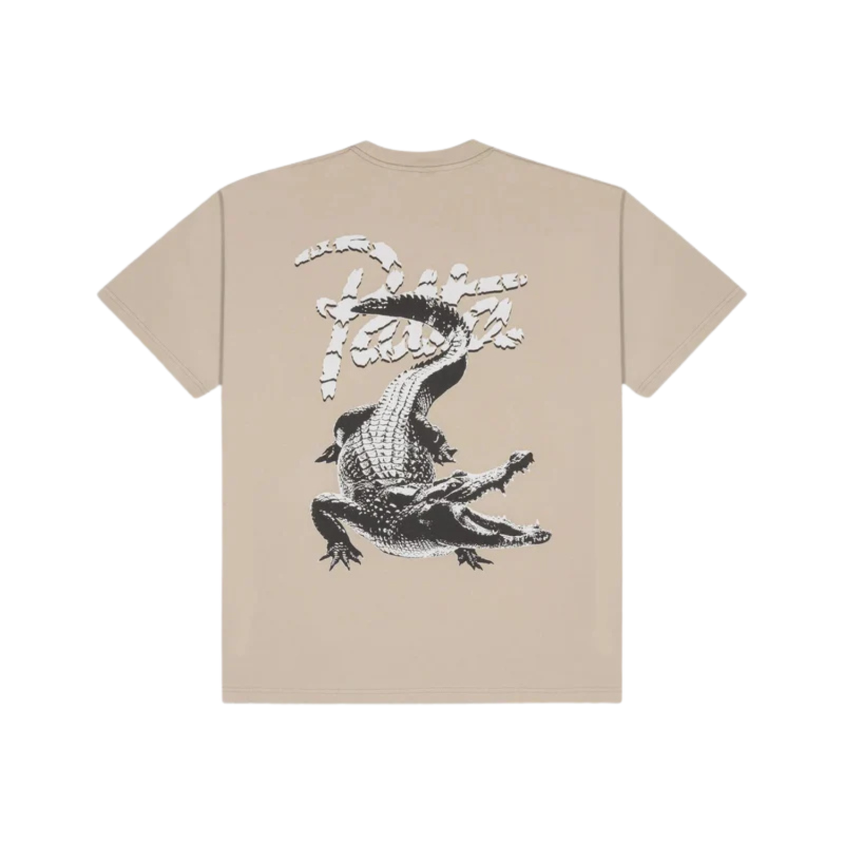 Patta Croco T-Shirt Oatmeal