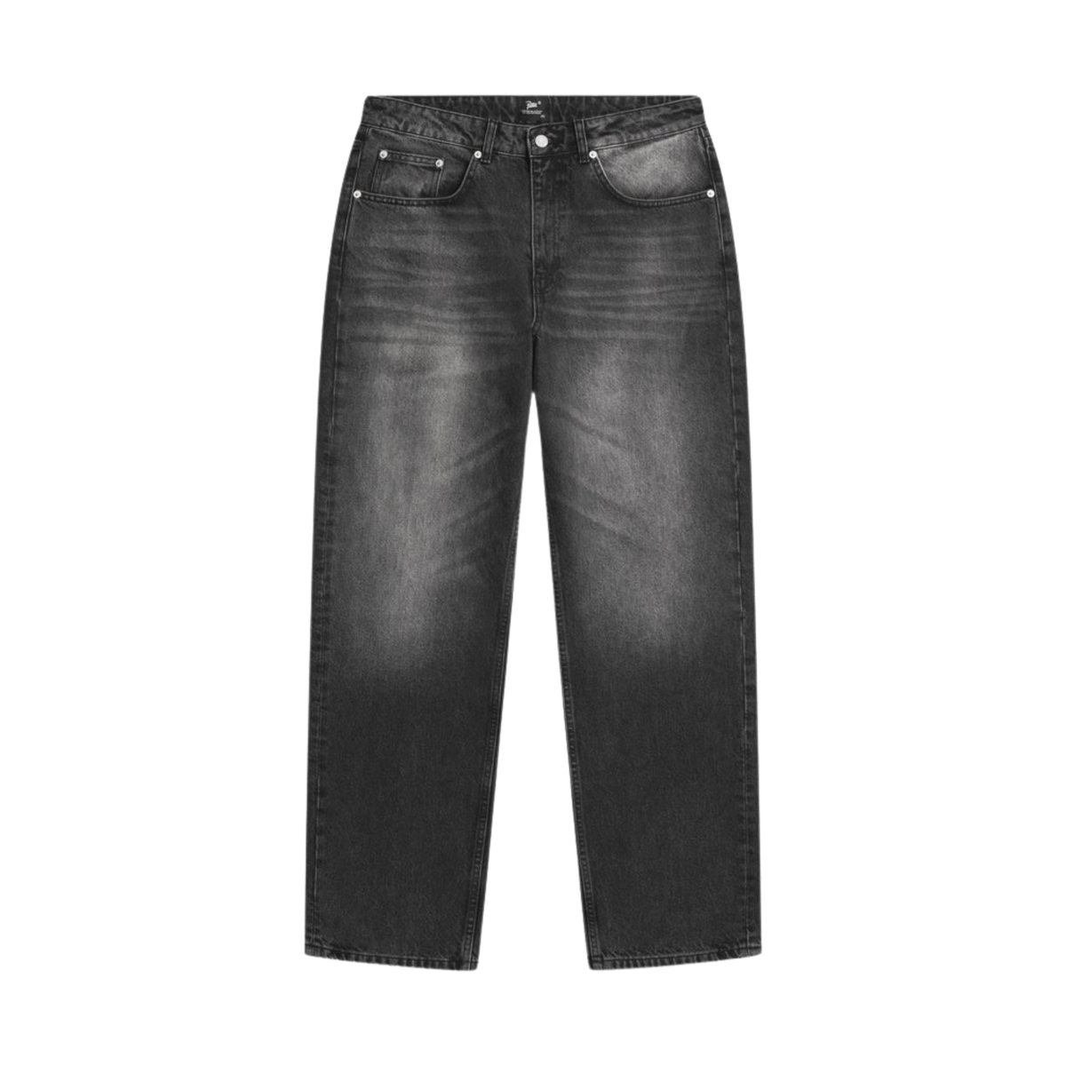 Patta Dark Dirty Whiskers Baggy Denim Pants Black