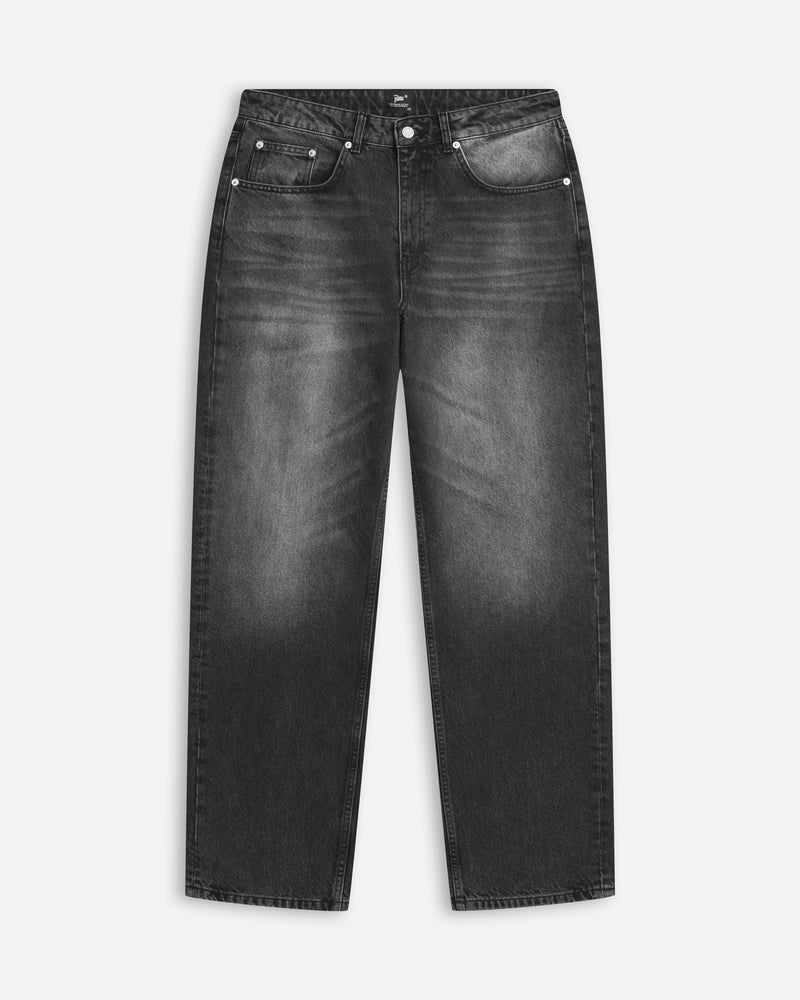 Patta Dark Dirty Whiskers Baggy Denim Pants Black