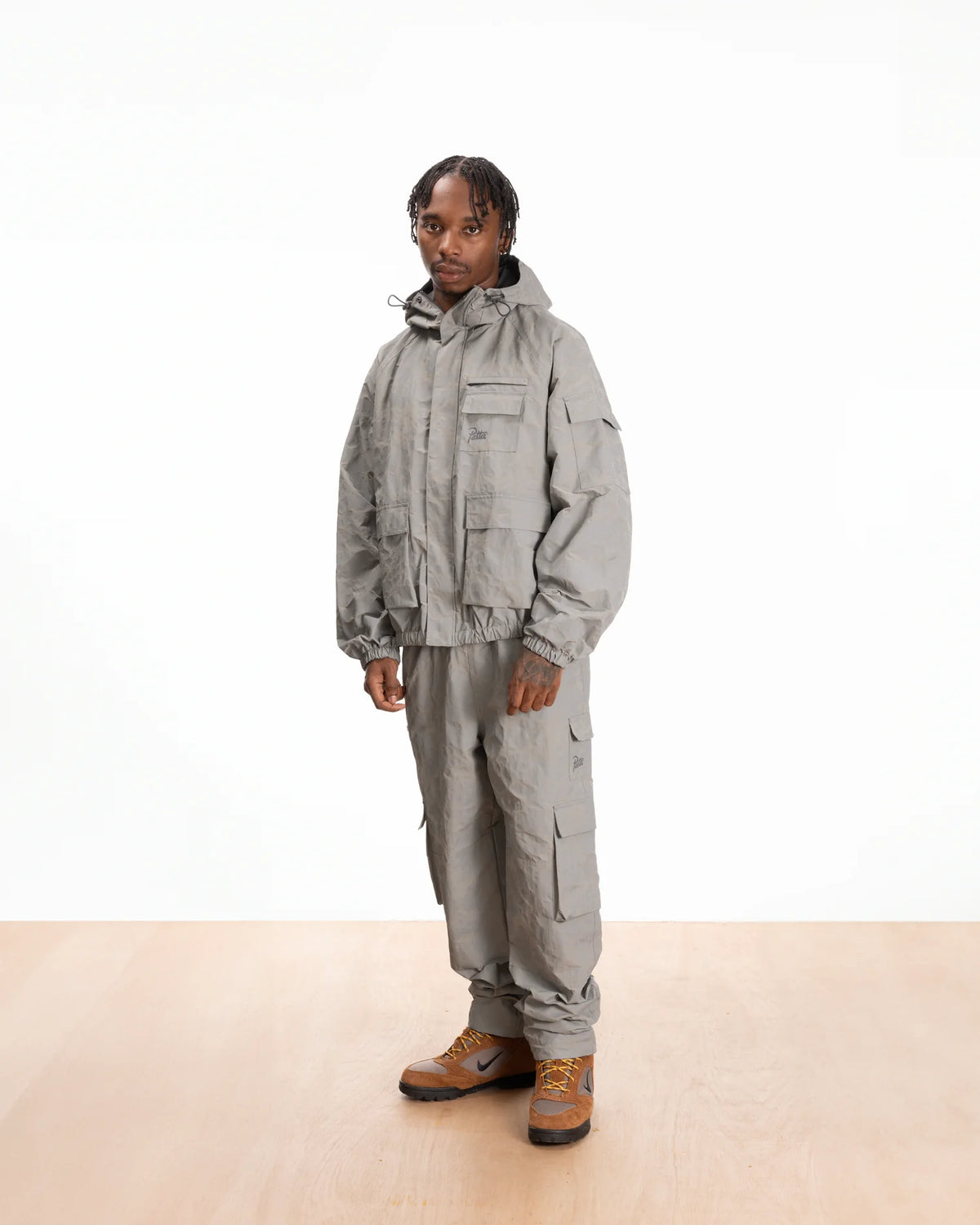 Patta Digi Camo Reflective Cargo Pants Wild Dove 