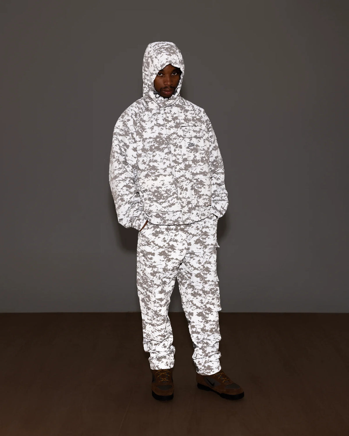 Patta Digi Camo Reflective Cargo Pants Wild Dove 