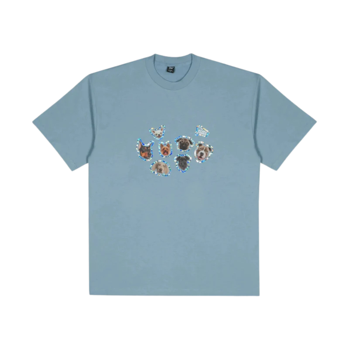 Patta Dogs T-Shirt Dusty Blue