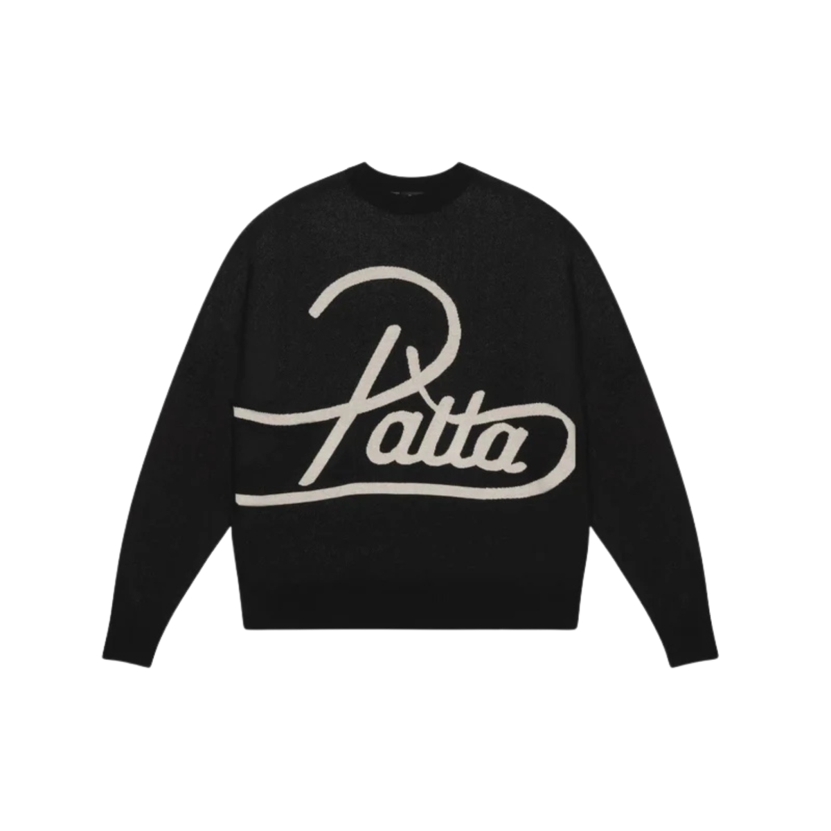 Patta Hearted Jumper Black
