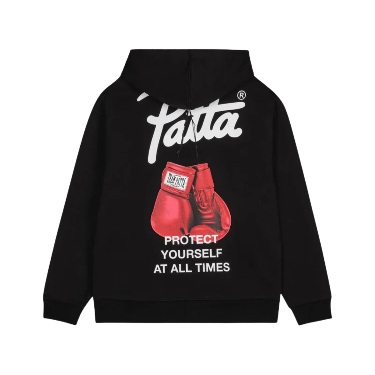 Patta Protect Yourself Hooded Sweater Black