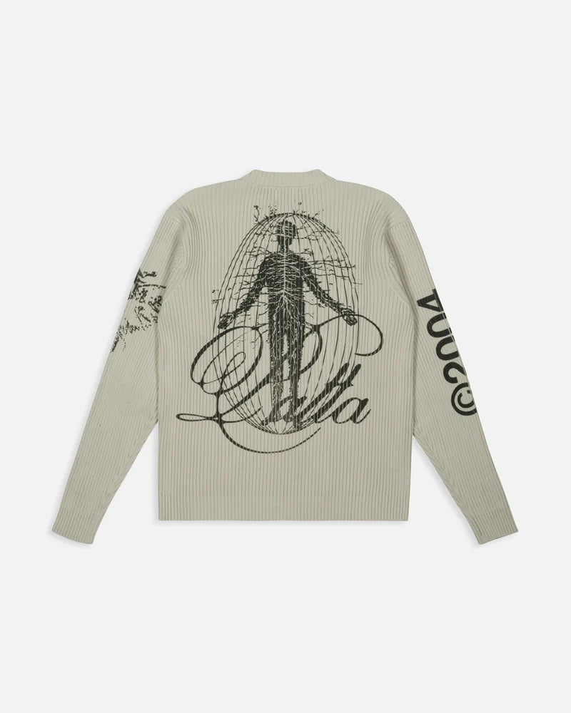 Patta Scorpio Knitted Jumper Plaza Taupe