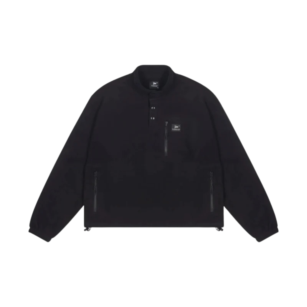 Patta Sherpa Fleece Ovehead Black