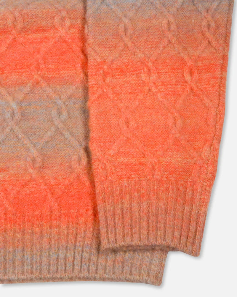 Patta Space Dye Cable Knitted Sweater Multi
