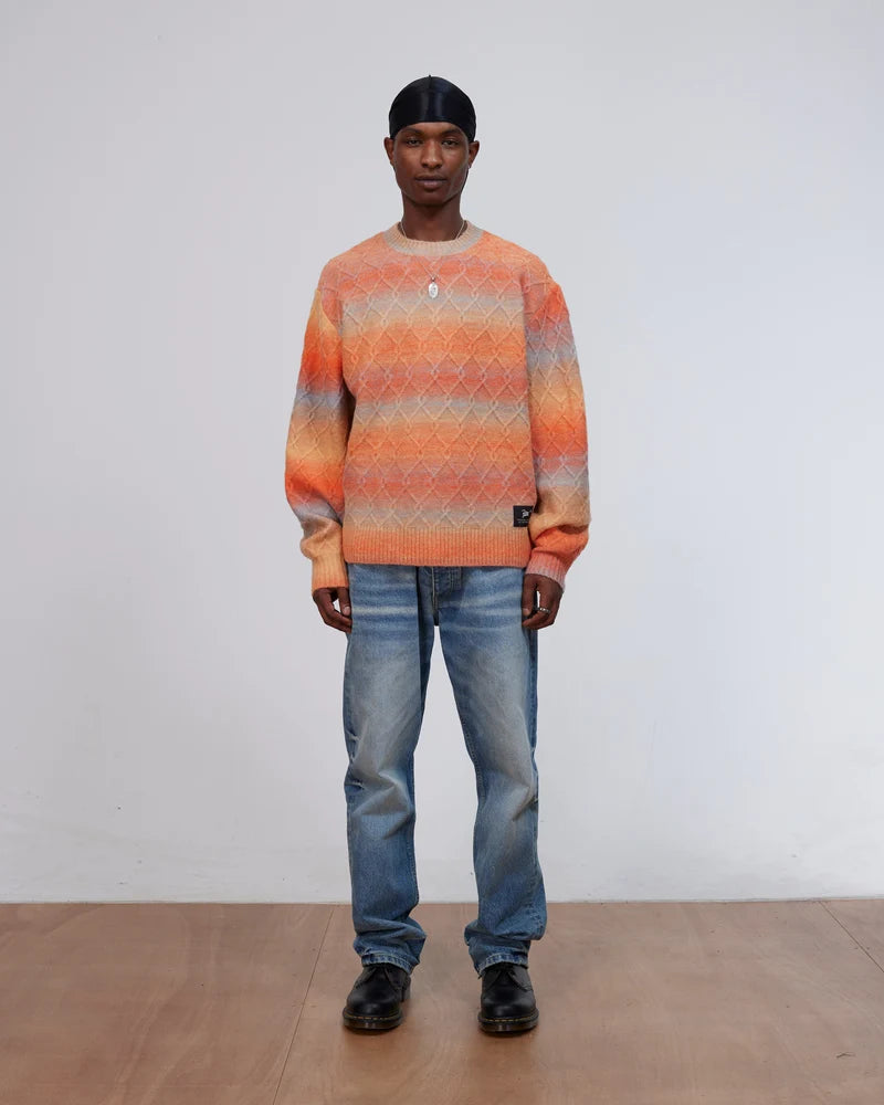 Patta Space Dye Cable Knitted Sweater Multi