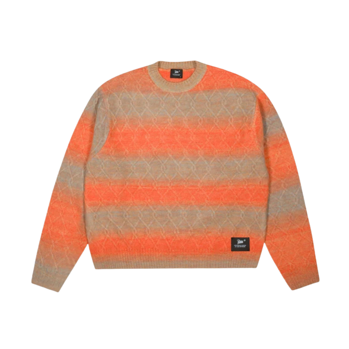 Patta Space Dye Cable Knitted Sweater Multi