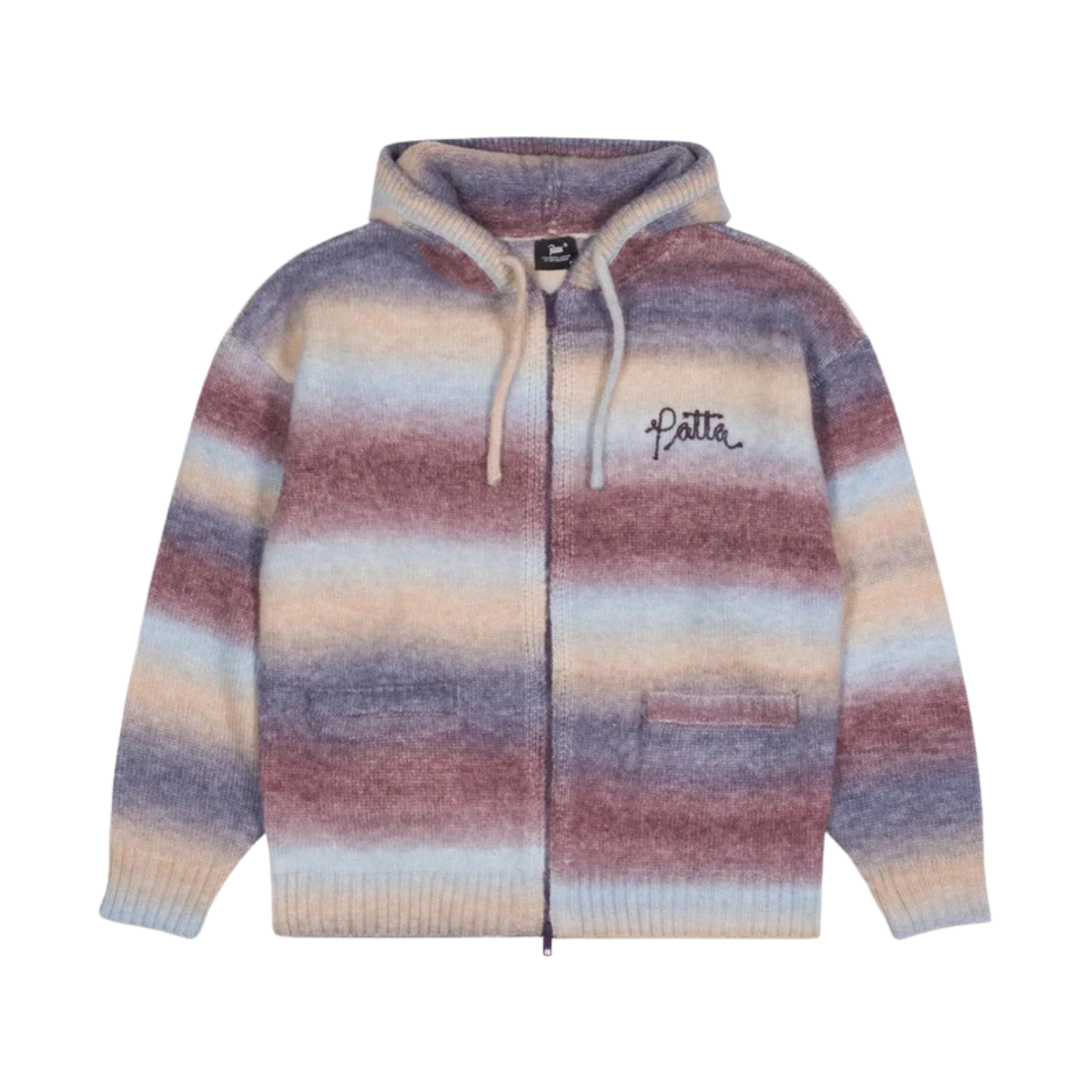 Patta Space Dye Knitted Hooded Sweater Multi