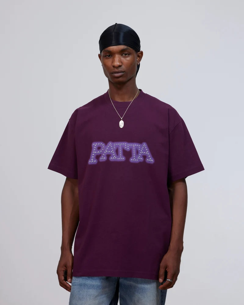 Patta Studs T-Shirt Potent Purple