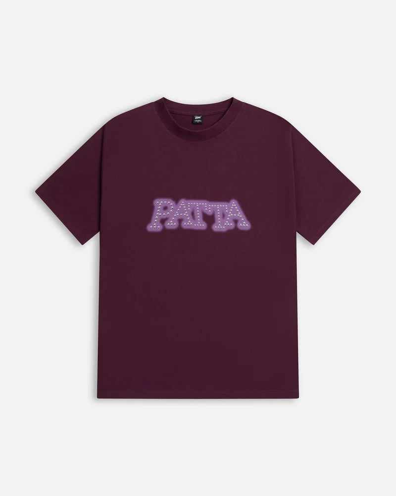 Patta Studs T-Shirt Potent Purple