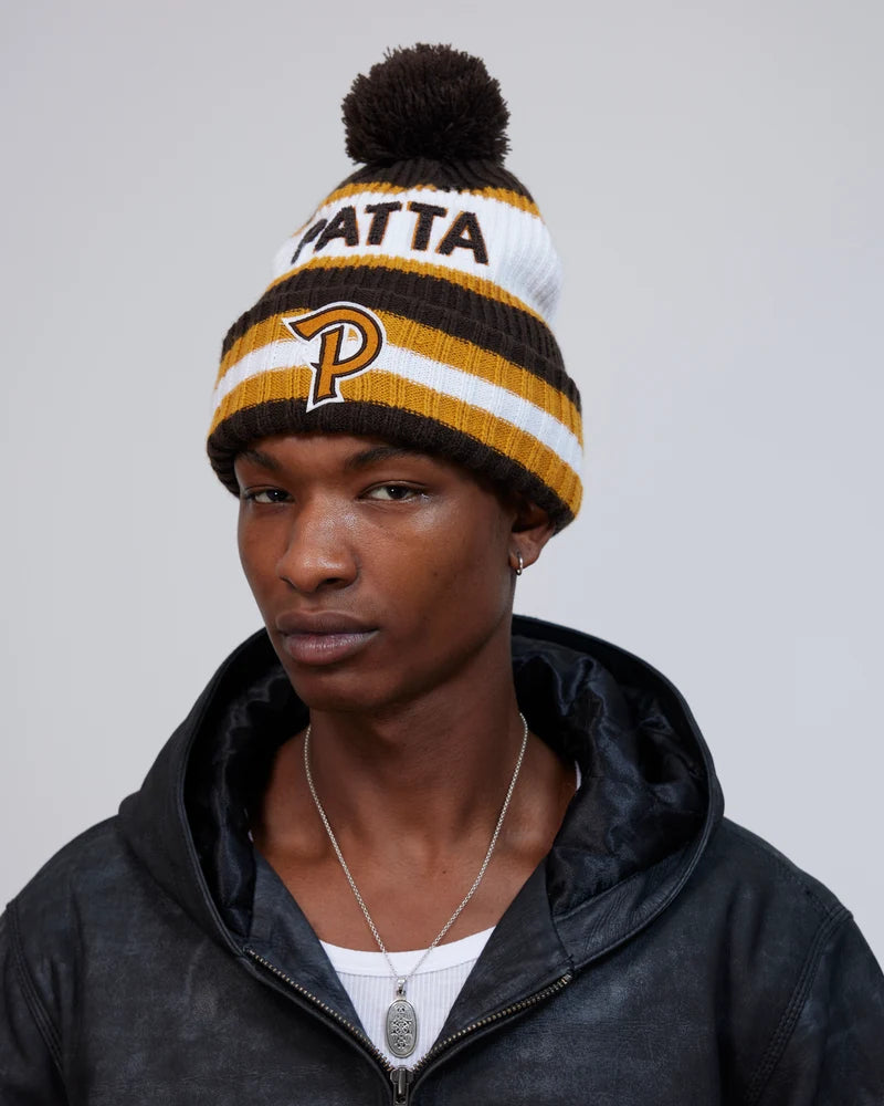 Patta Team Bobble Beanie Java