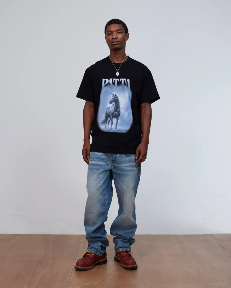 Patta Unicorn T-Shirt Black