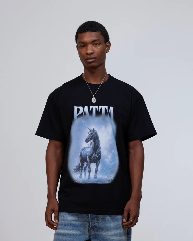 Patta Unicorn T-Shirt Black