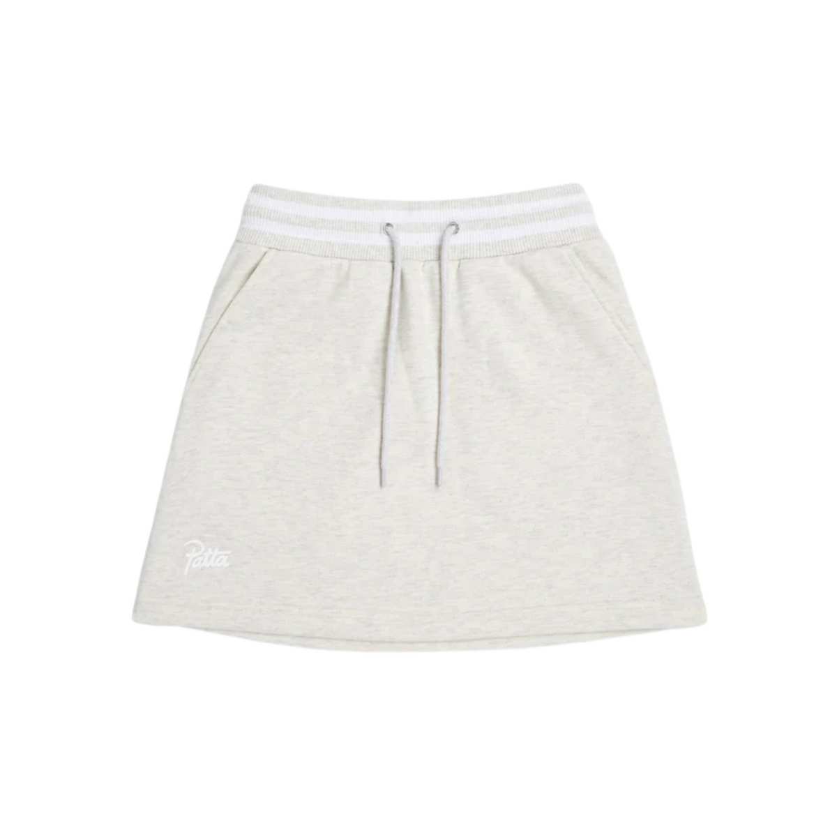 Patta W Lounge Skirt Light Melange Grey
