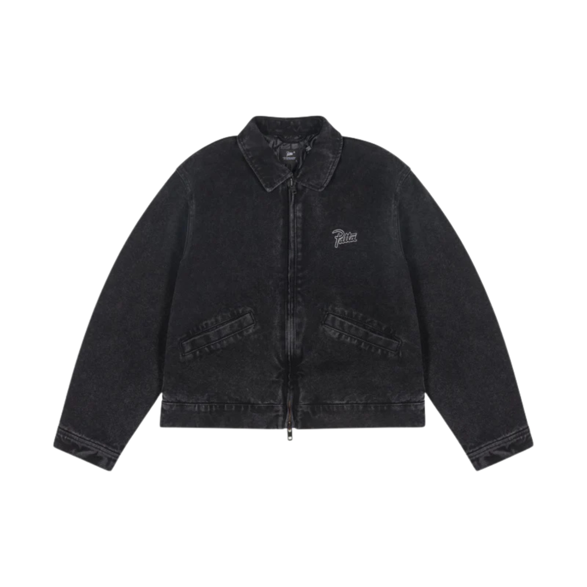 Patta Washed Canvas Jacket Black