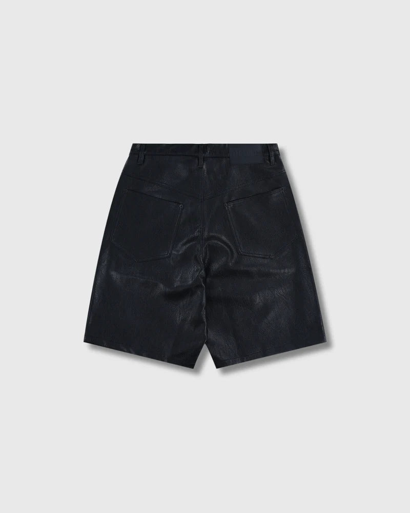 Pleasures Plaster Baggy Shorts Black