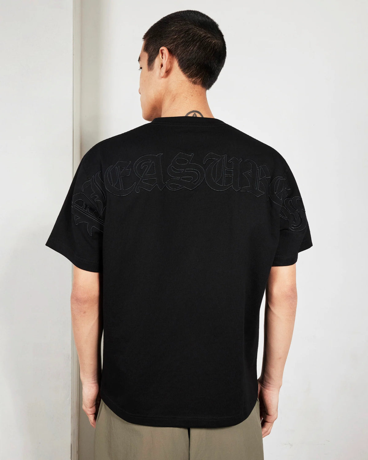 Pleasures Neural Applique Shirt Black