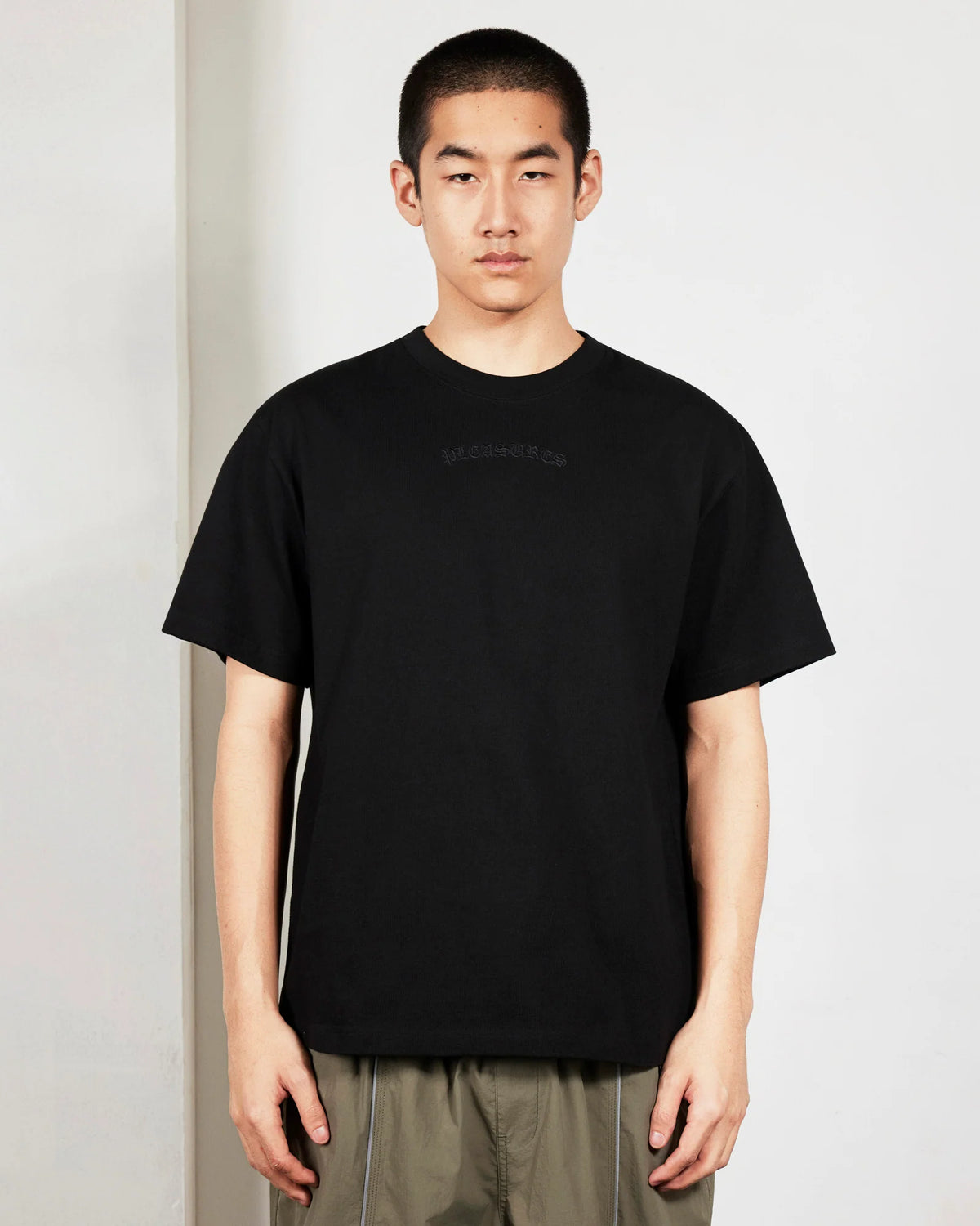 Pleasures Neural Applique Shirt Black