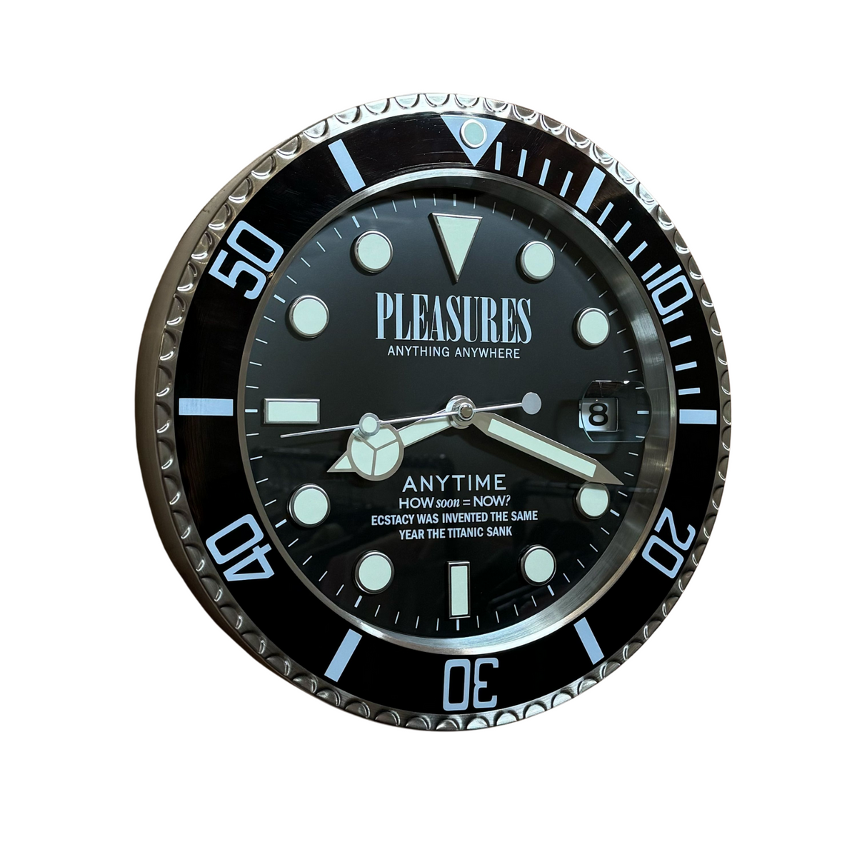 Pleasures Anytime Clock - Black