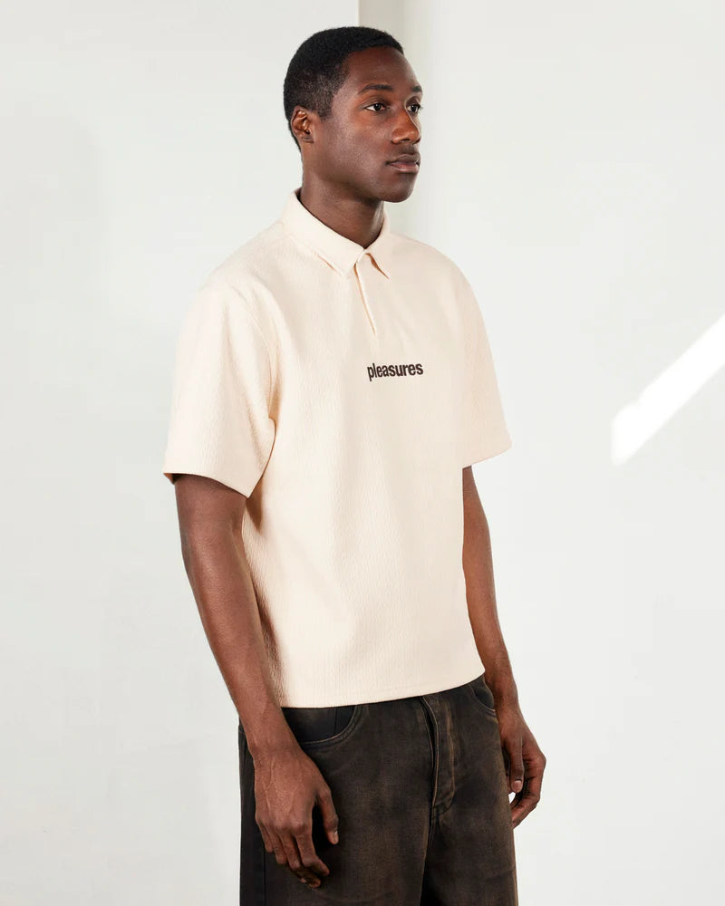 Pleasures Cable Polo Ecru
