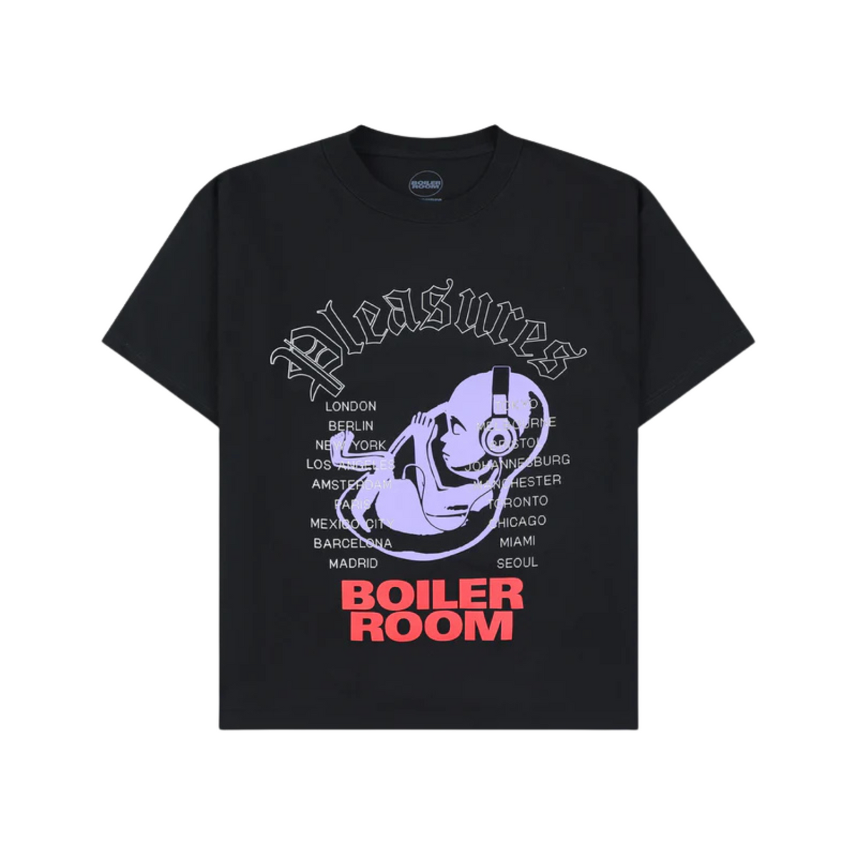 Pleasures Headphone T-Shirt Black