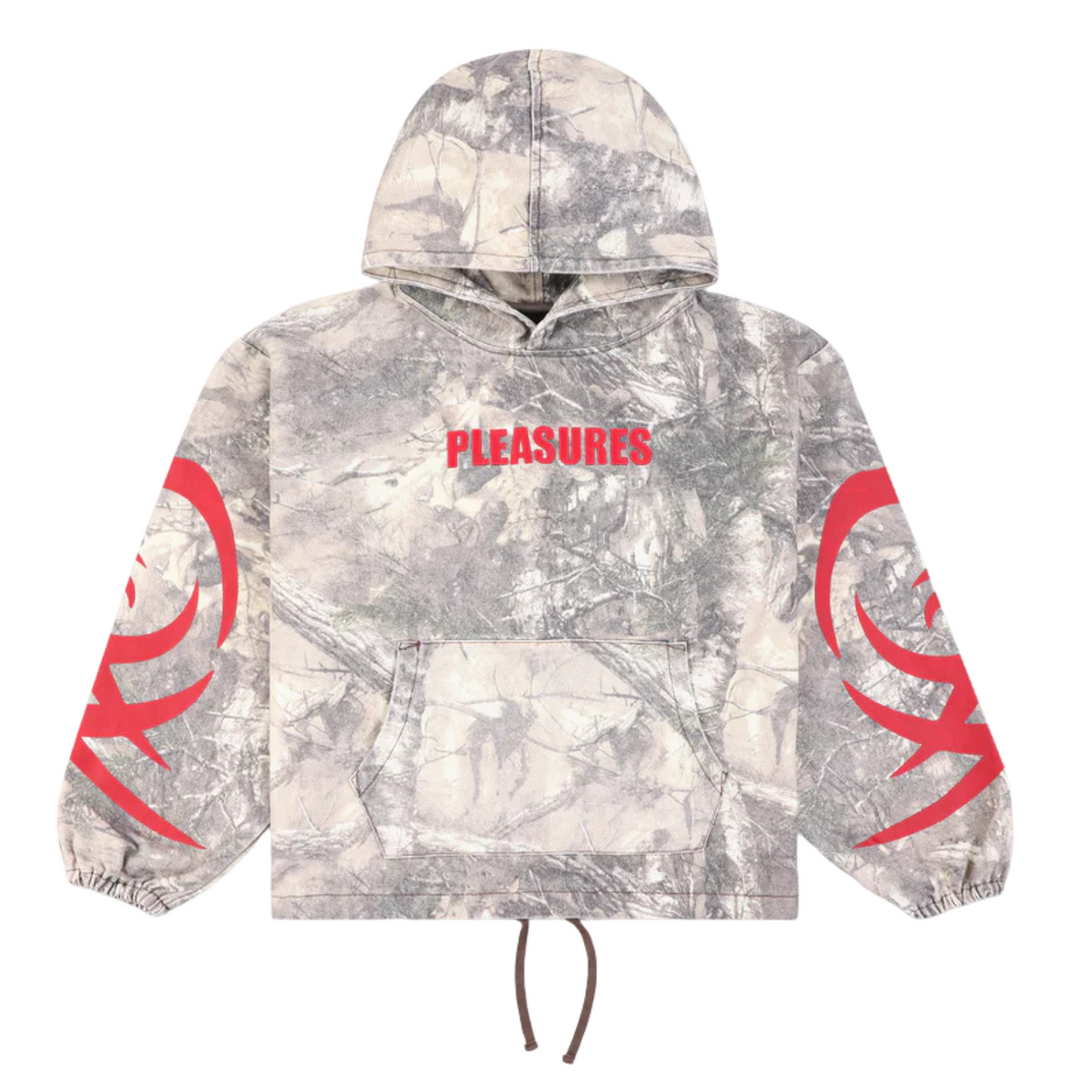 Pleasures Hunt Canvas Poncho Hoodie Camo