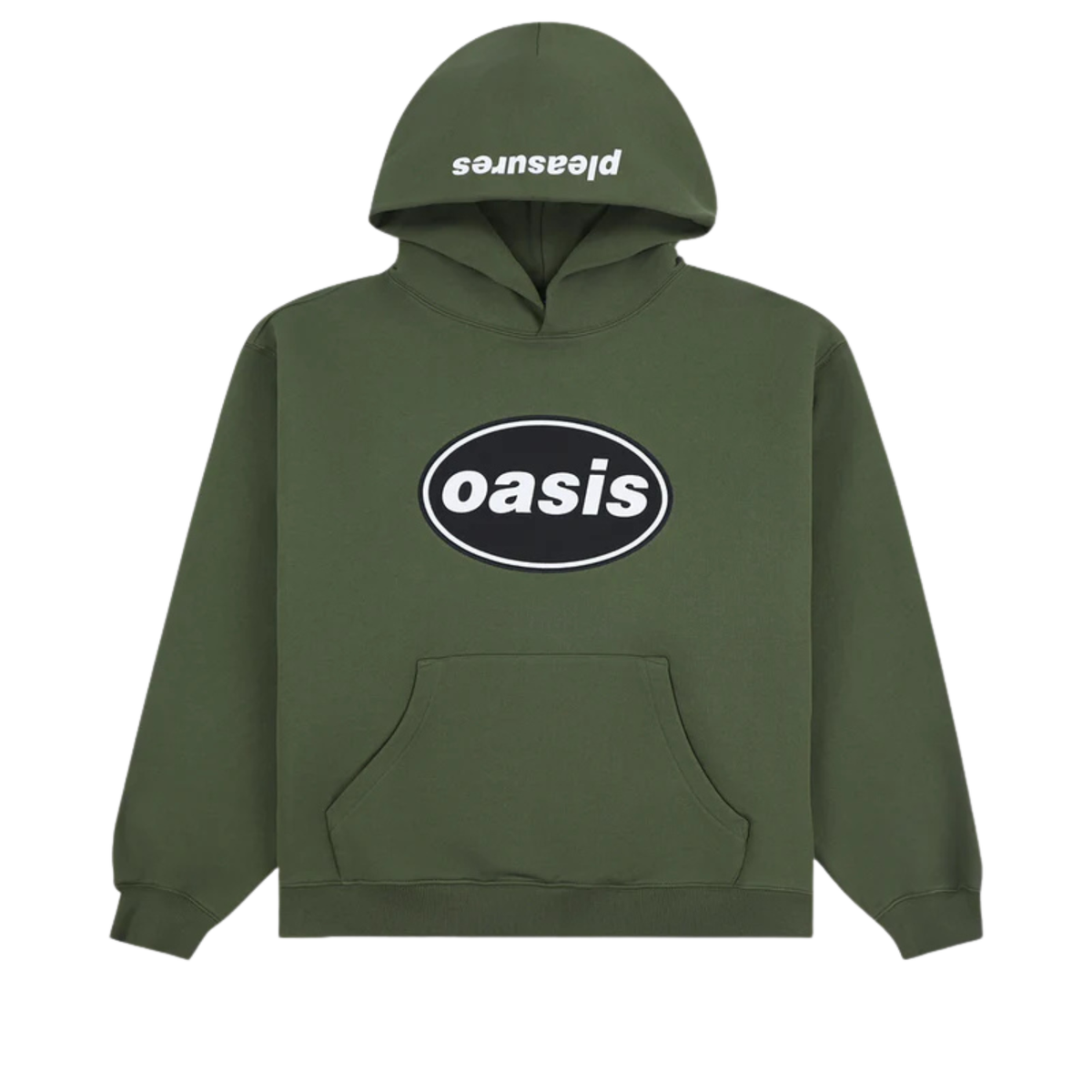 Pleasures Knebworth Hoodie Olive